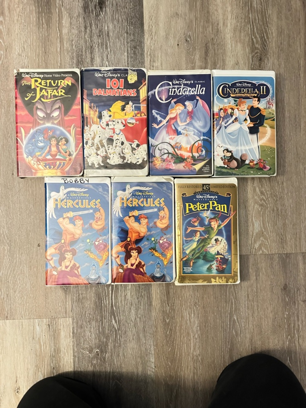 Disney Classic VHS Movie Lot – Mixed Colors